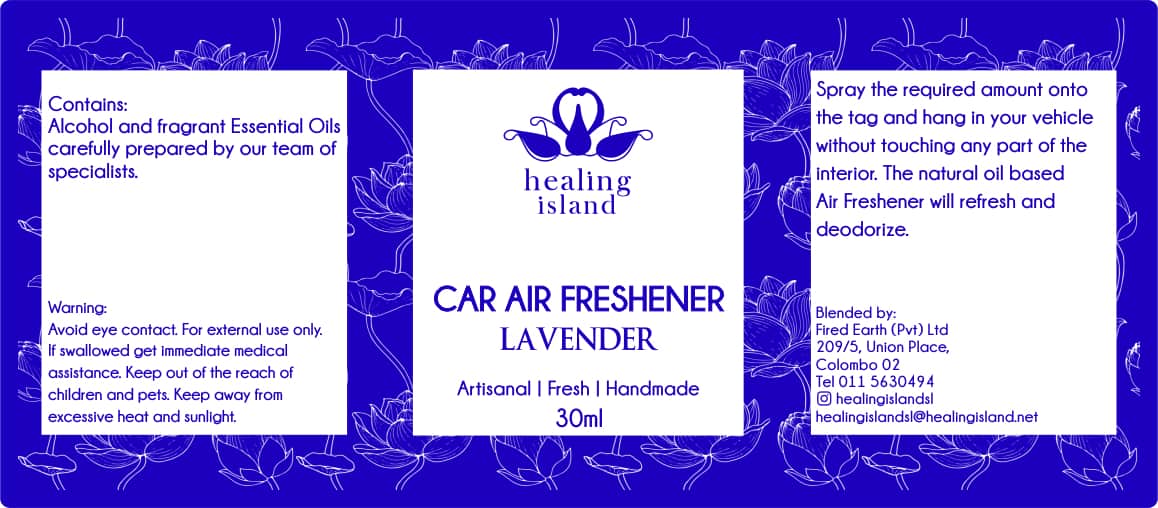 Car Air Freshener (Lavender) - Healing Island